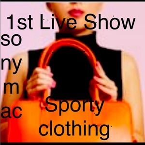 First live show selling men and women clothing, all sporty in all SZ @ 4 PM PST
